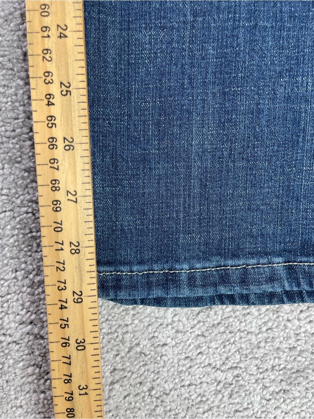 Wrangler Jeans Women’s 11 Blue Boot Cut Low Rise Medium Wash Stretch Western - Picture 7 of 9